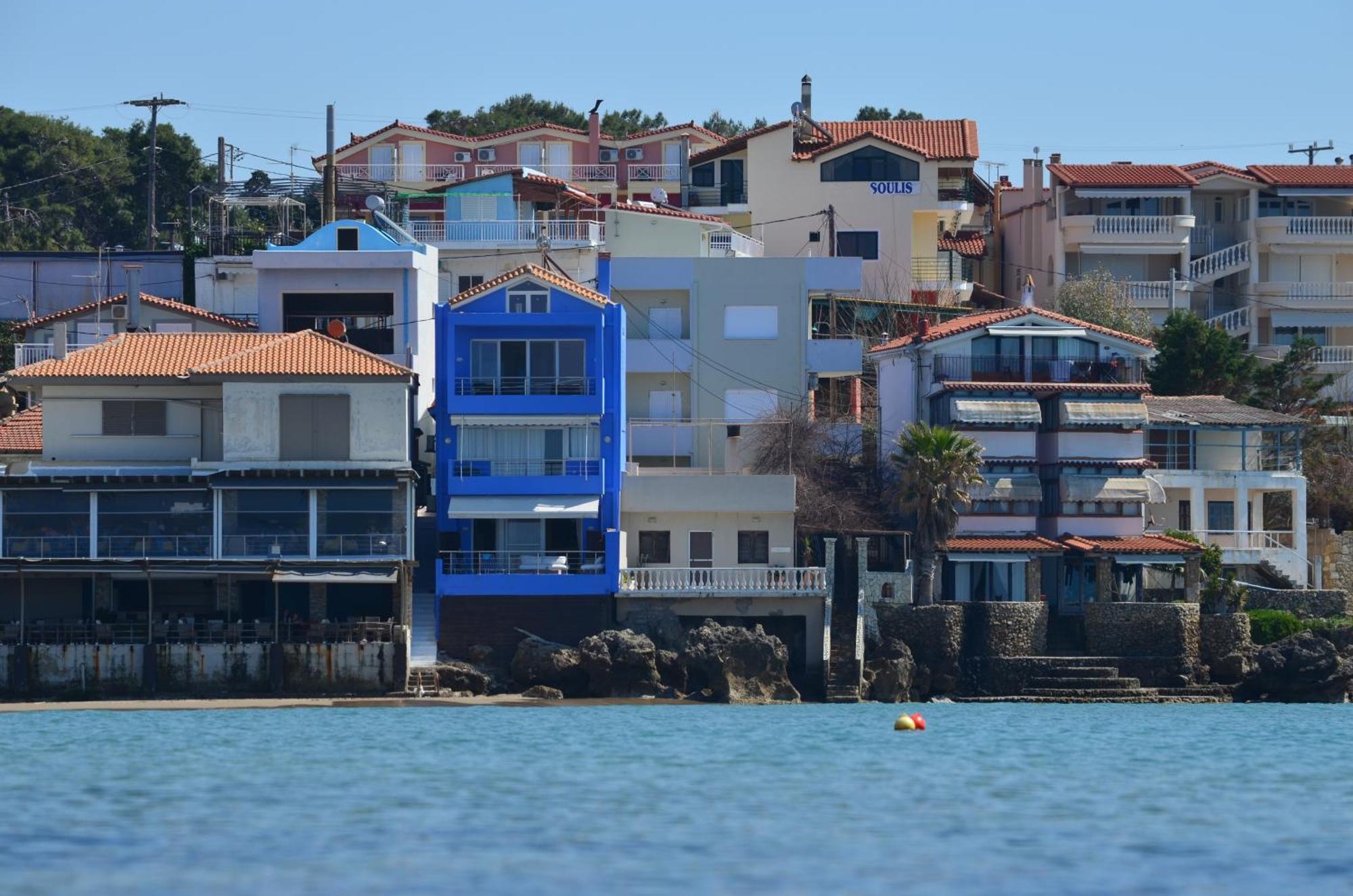 Вилла La Casa Azul Аркуди Экстерьер фото